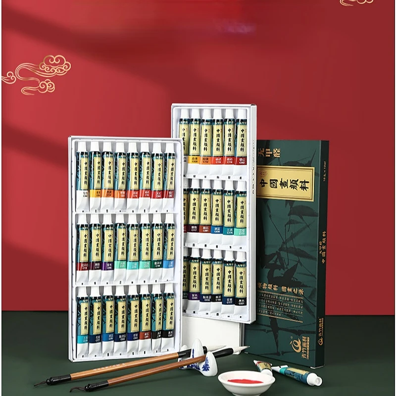 

Пигментные чернила для традиционной китайской живописи/минеральная Тщательная живопись цветов для начинающих детей