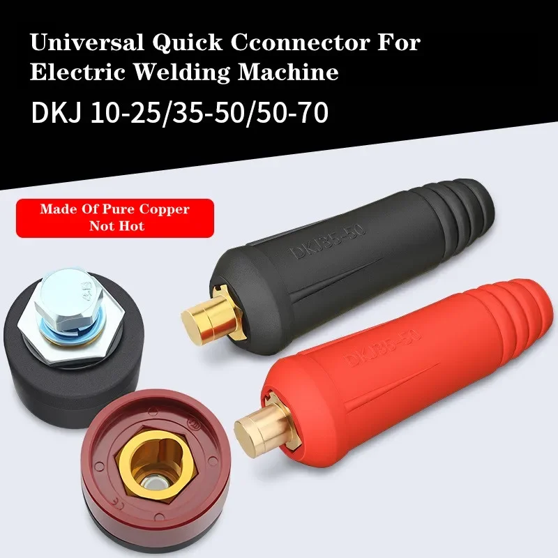 Gas Welding Equipment-Quick Fitting Welding Machine, European Cable Connector, DKJ 10-25 Plug