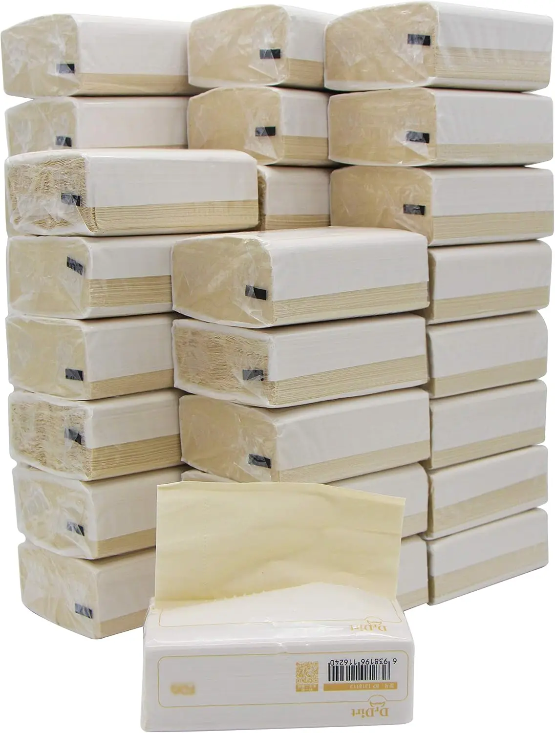 

Bamboo Facial Tissue Towels in Bulk, 36 Packs Refill, Unscented Mini Travel Packs, 3-Ply 110 Sheets