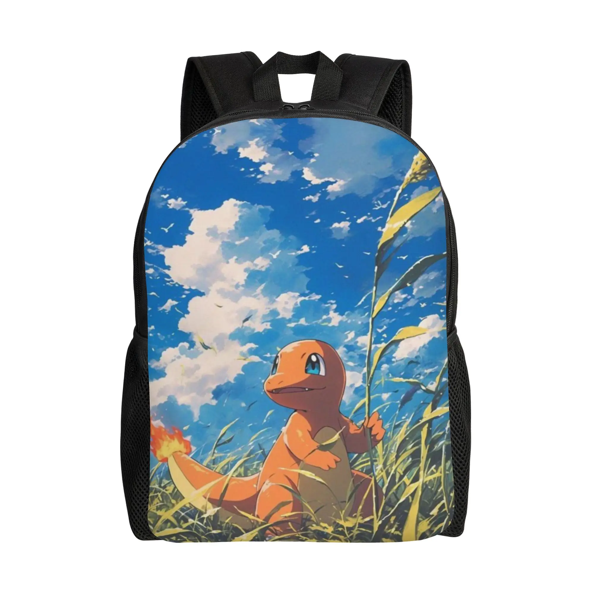 

Charmander Daypack Back to school season Orange Lizard Pet Multi-Function Backpack