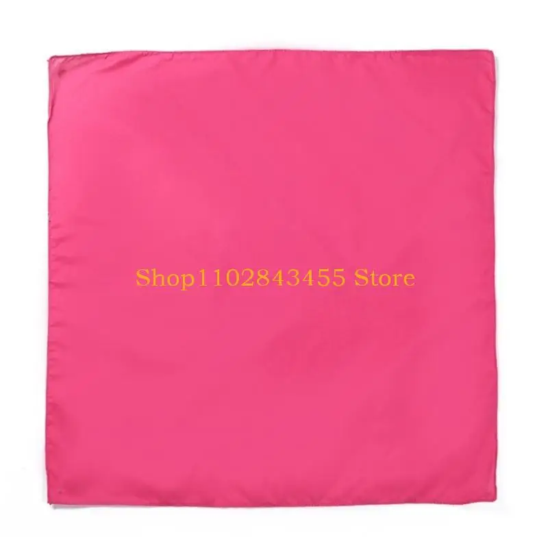 49MC Comfortable Color Neck Scarf Soft Cotton Handkerchief Unisex Sport Scarf