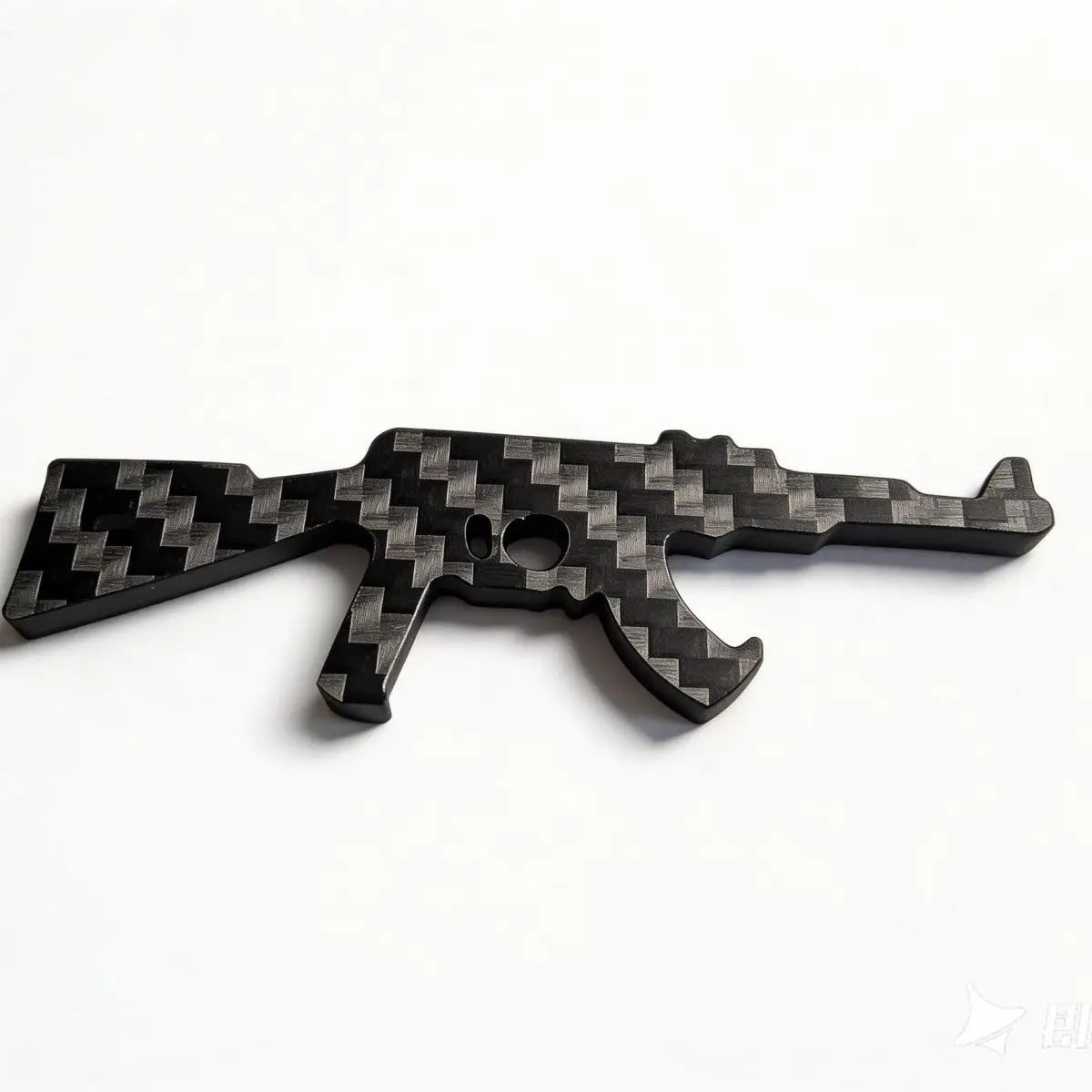 Real Carbon Fiber Bottle Opener Soda Beer Opener Light Weight Outdoor Camp Funny AK47