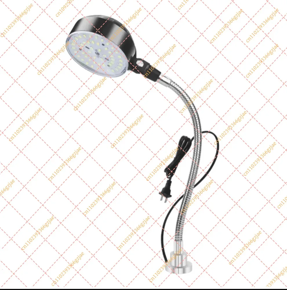 LED Machine Work Light Strong Magnetic Base for Lathe Punch Press Equipment, Industrial Desk Lamp 220V/24V
