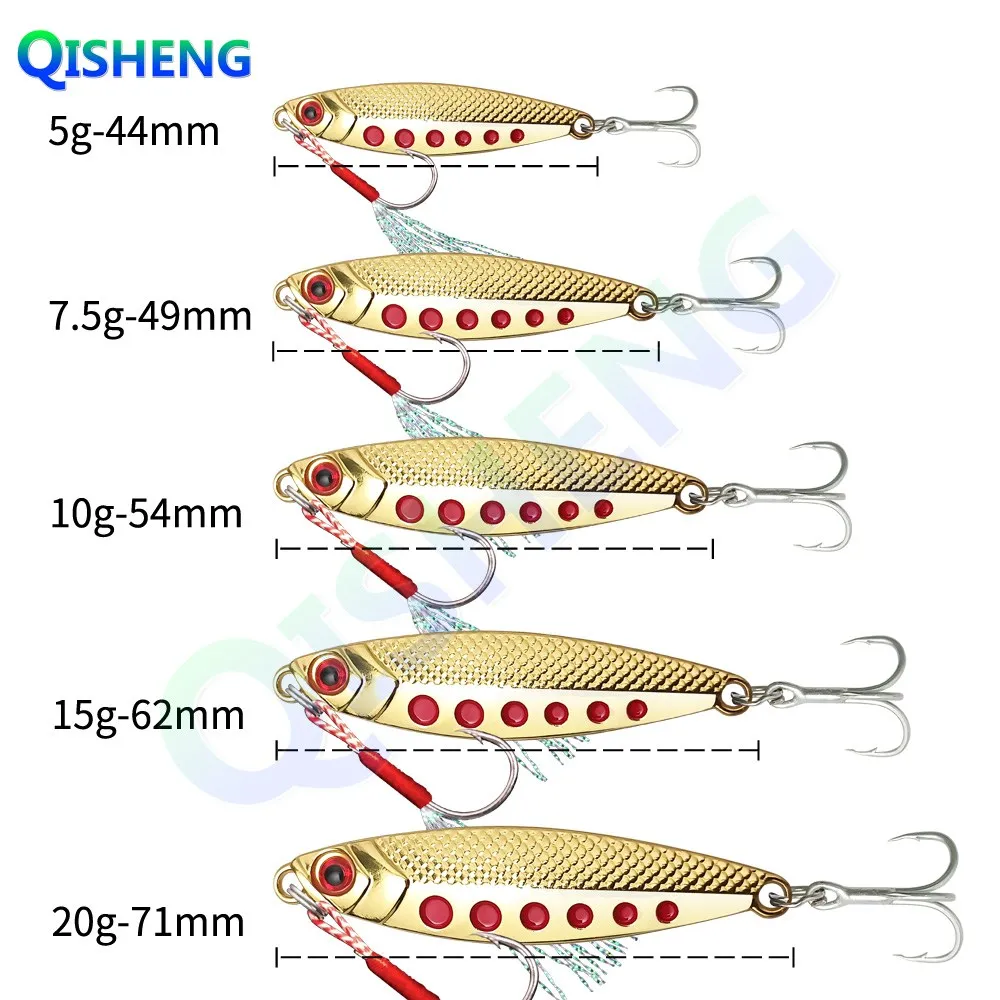 

Zhisheng Metal Zipper CS-MP17 Interventional Set for Mountain Trout, Trout, Belt Fish, Three Toothed Perch, Flatfish, grouper, M