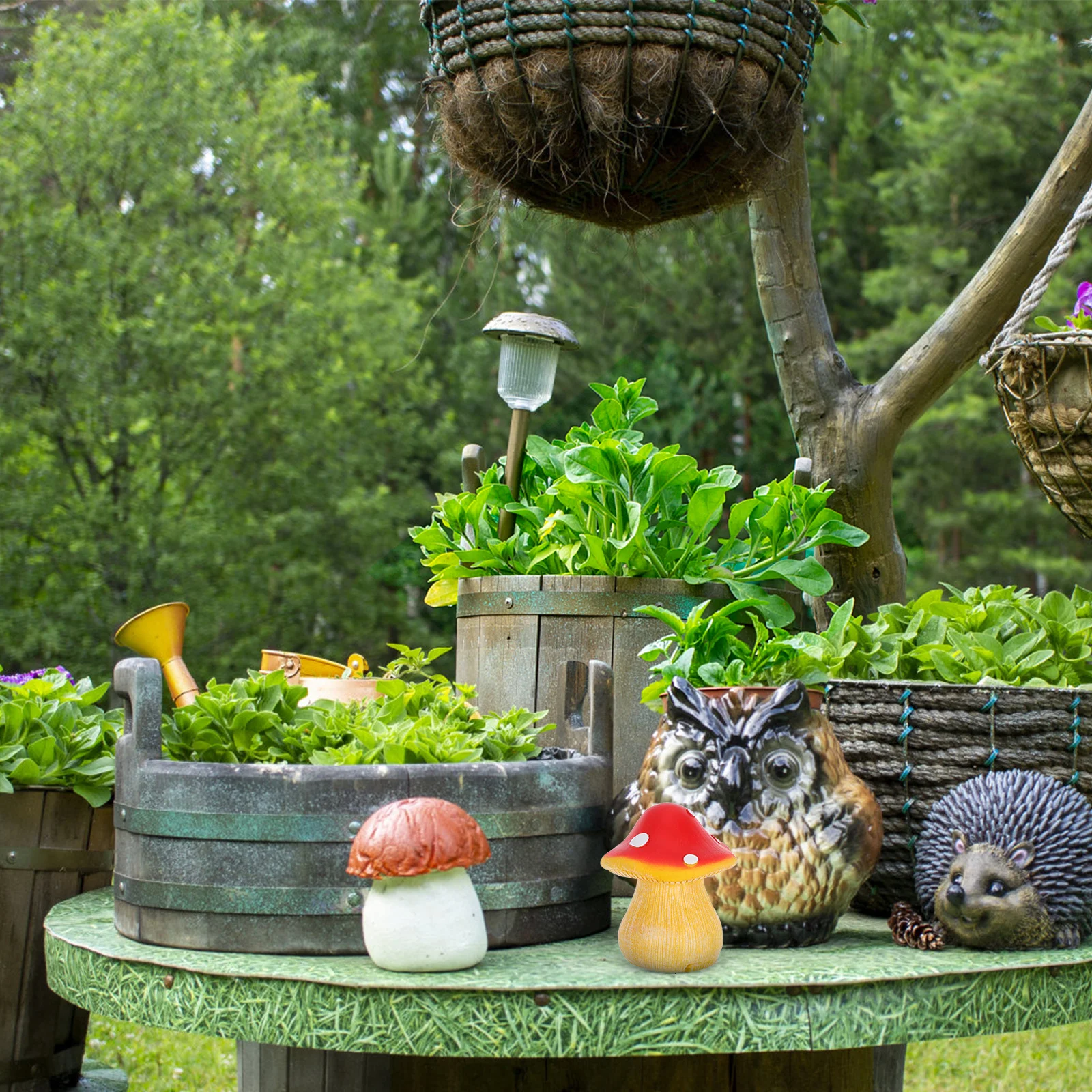 Realistic Resin Mushroom Key Hider Outdoor Hidden Storage Box for Garden Yard Home Decor Spare Keys Money Holder Discreet Secret