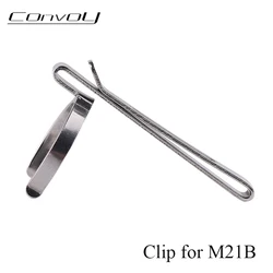 Convoy Stainless Steel Clip Suitable for M21B Flashlight Torch Light