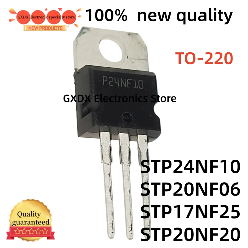 10-20Uds 100% new STP24NF10 P24NF10 STP20NF06 P20NF06 STP17NF25 P17NF25 STP20NF20 P20NF20 TO-220