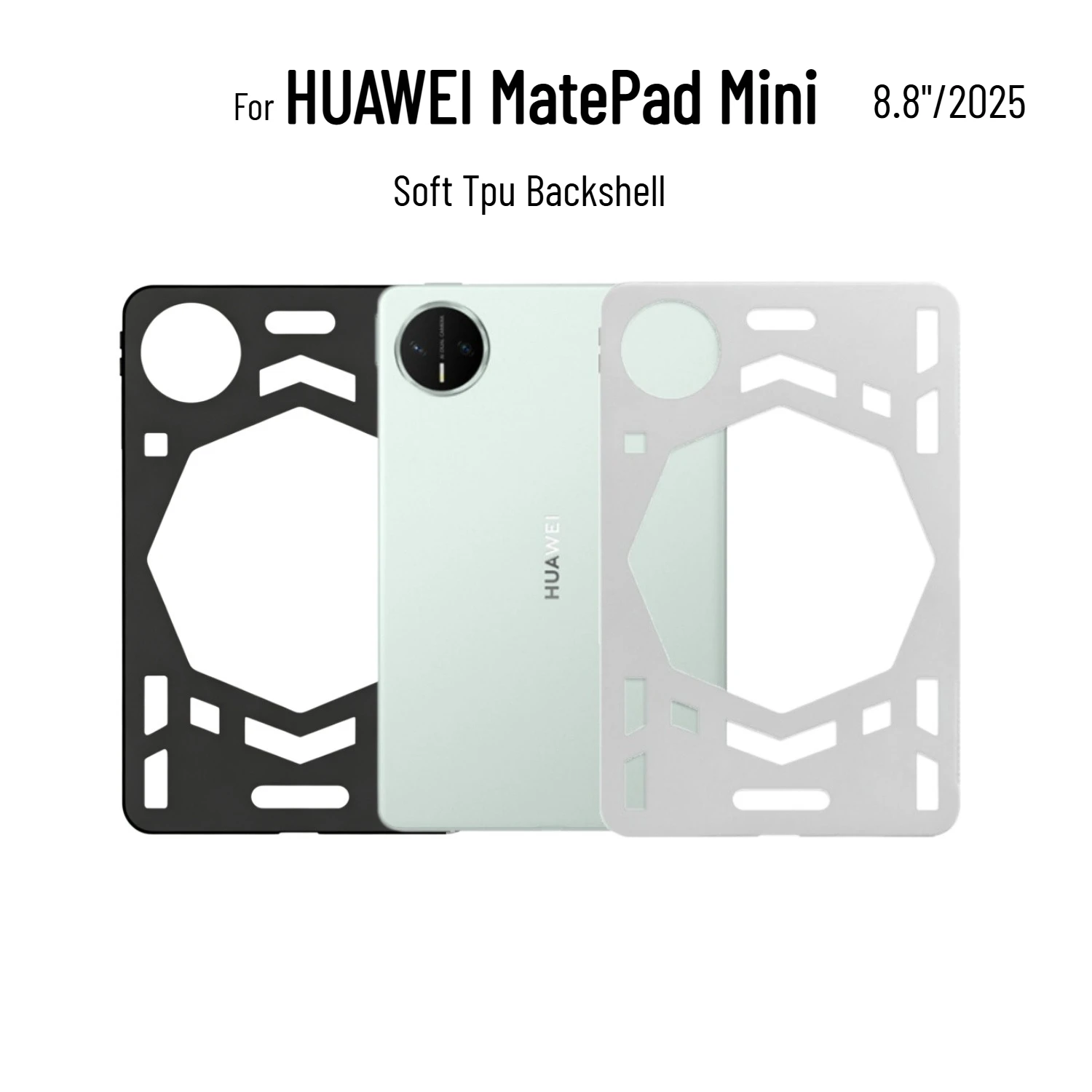Soft TPU Backshell for Huawei MatePad Mini Gaming Heat Dissipation Case 8.8" Hollow Cooling Cover Anti-fingerprint Matte Cover