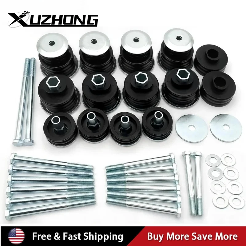 KF04058BK الجسم الكابينة جبل البطانات مجموعات ل 2003-2007 فورد 6.0L F250 F350 F450 F550 F650 F750 رحلة E150 E250 E350 E450 #1