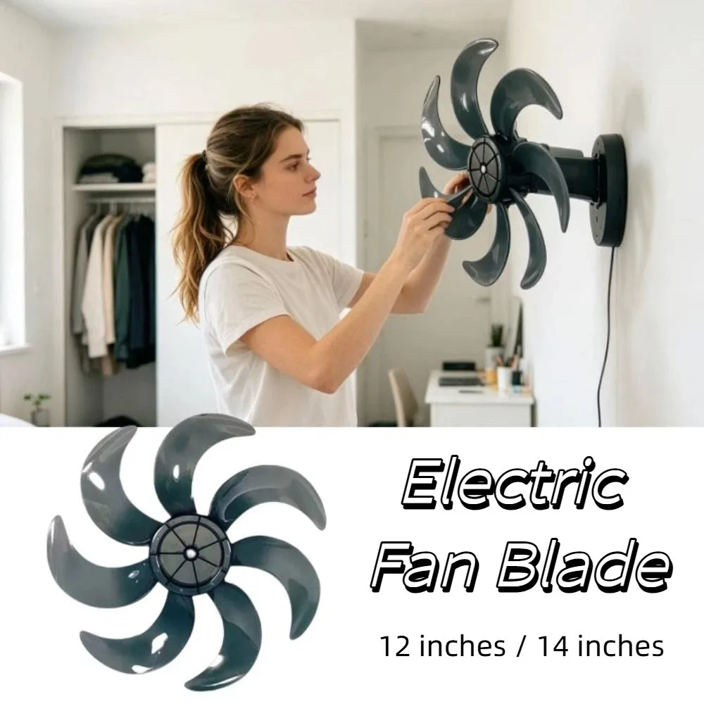 Plastic Fan Blade Fan Blades Silent Design Quiet Fan Blades Fan Accessories With Nut Covers Easy Installation