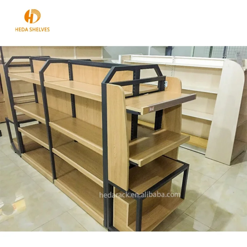custom.Best Selling Fancy Shop Display Rack Store, Commercial Steel Frame Store Shelving Display Racks Shelf