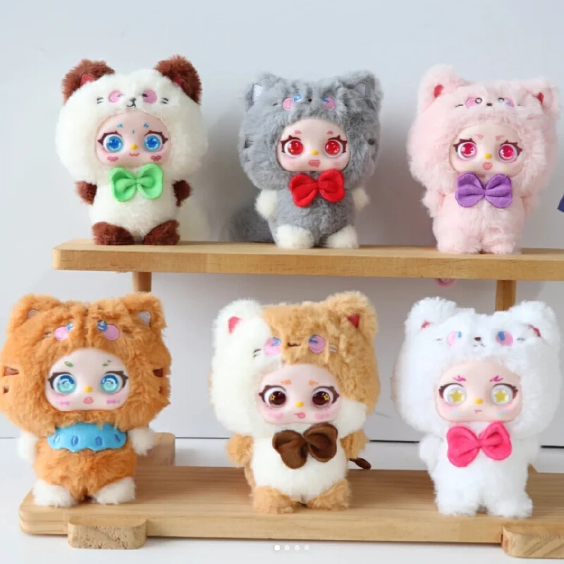 

Серия «Кошка из планеты Мяу», плюшевая виниловая слепая коробка, рюкзак, очаровательное украшение для рабочего стола, забавная загадочная коробка, подарки-сюрпризы Gitls