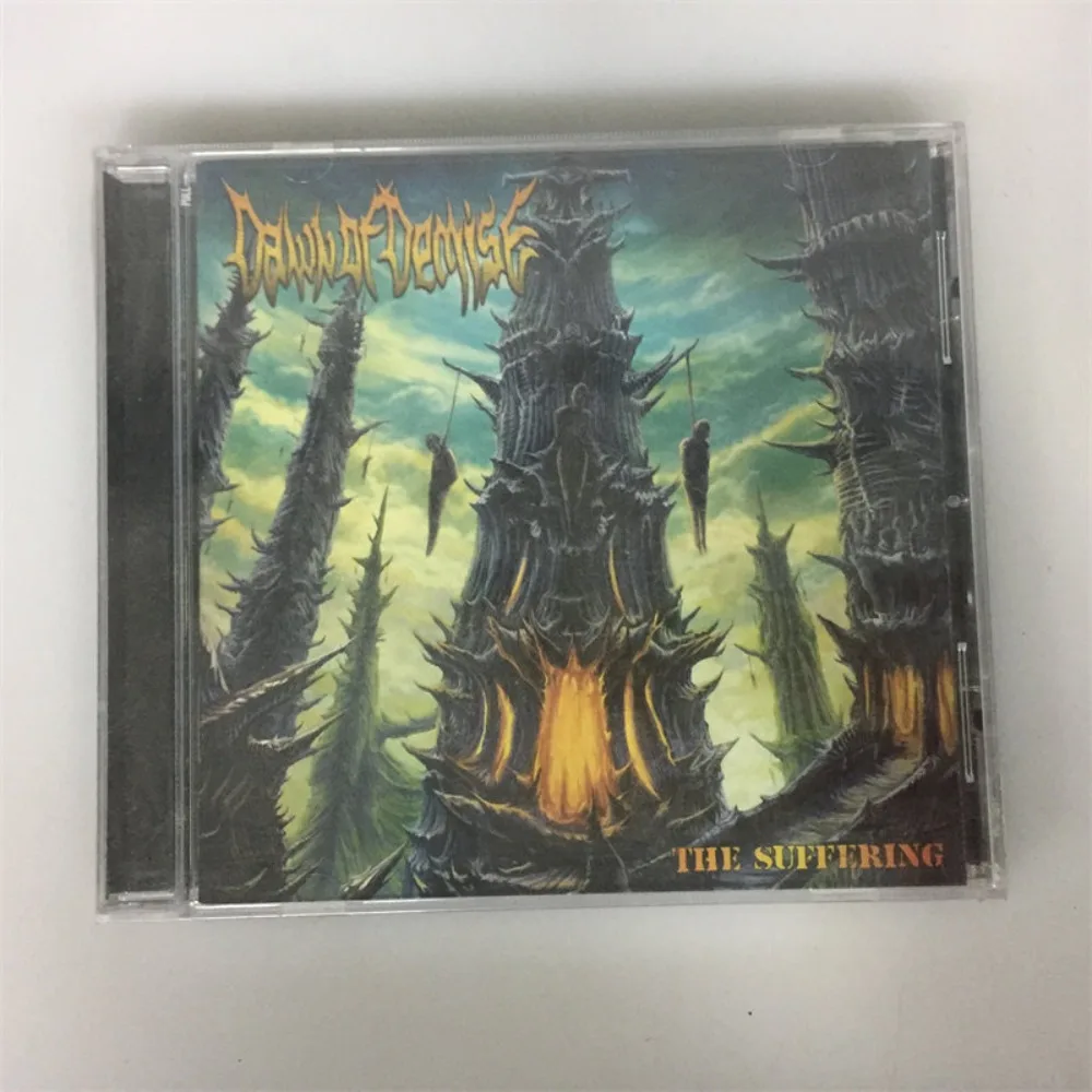 CD 'The Suffering' Danish Death Metal Band Dawn of Demise Praised Heavy Riff Work 2010s Standard CD Dark Guttural Vocal Delivery
