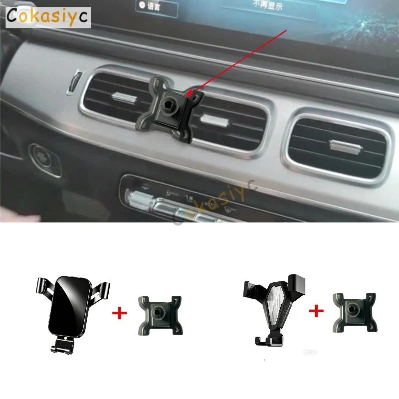 1Set spezielle Auto-Handyhalterung für 2020–2022 Mercedes-Benz GLE W167 GLS X167 350 450, ABS-Material