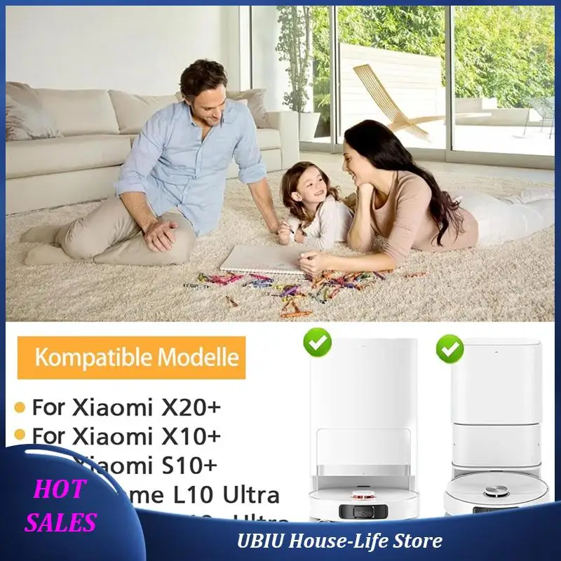 

Комплект аксессуаров Fordreame L10s Ultra / L10 Ultra, X20+ Аксессуары Основные боковые щетки Hepa-фильтры Накладки для швабры Мешки для пыли