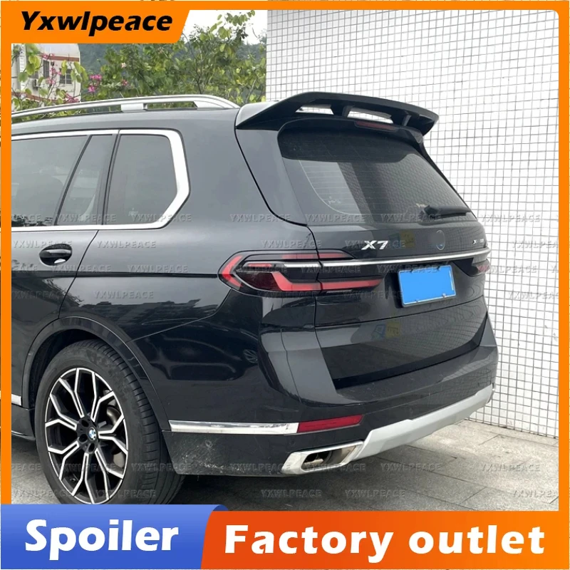 

For BMW X7 G07 2019 -2023 High Quality ABS Plastic Car Rear Window Roof Trunk Lip Wing Spoiler Body Kit Accessories