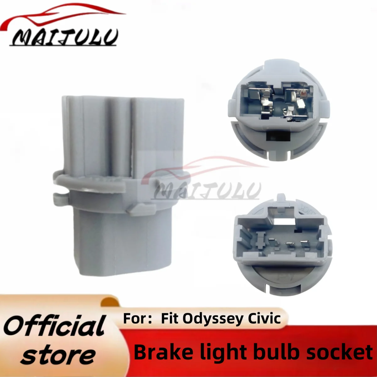 

3-pin connector rear taillight brake light socket turn signal light plug socket Foe Honda Fit Accord Civic Odyssey