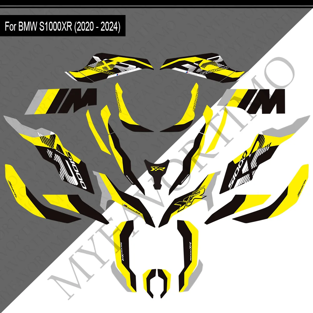 For BMW S1000XR S1000 XR M1000 M1000XR Motorcycle Protector Tank Knee Pad Grips Gas Fuel Oil Stickers Decals 2021 2022 2023 2024