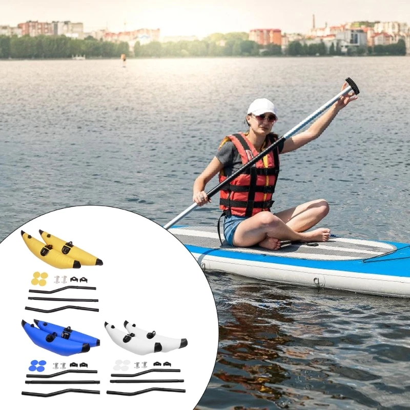 PVC Inflatable Kayak Outrigger Float Balancing Canoes Outrigger Kayak Inflatable Outrigger Float Balancing Boats Part