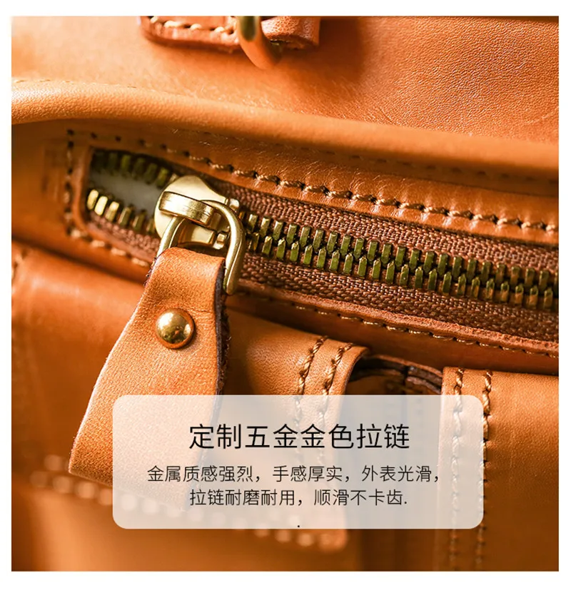 Modische Vintage-Handtasche aus natürlichem Echtleder für Damen, kleine Multi-Taschen-Organizer-Handtasche, Designer-Luxus-Schultertasche aus echtem Rindsleder – Detail 17
