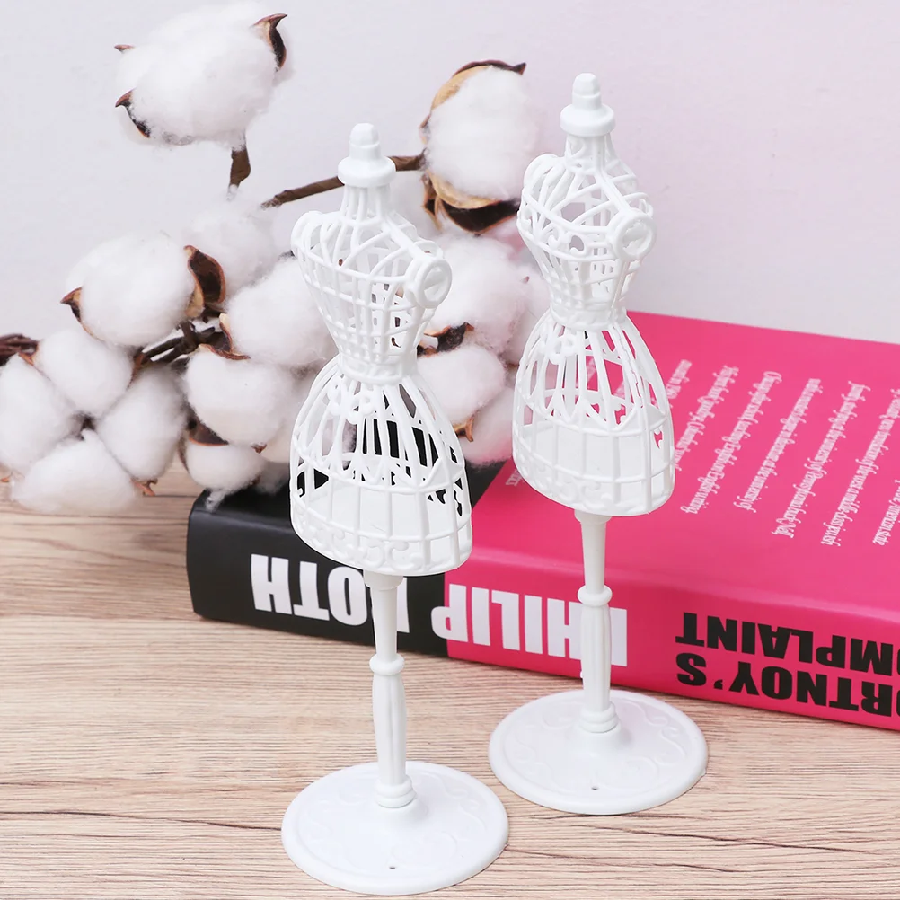 Mini Mannequin Display Model Hollow Mannequin Fashion Stand Creative Toy for Children Mini House Bedroom Decor