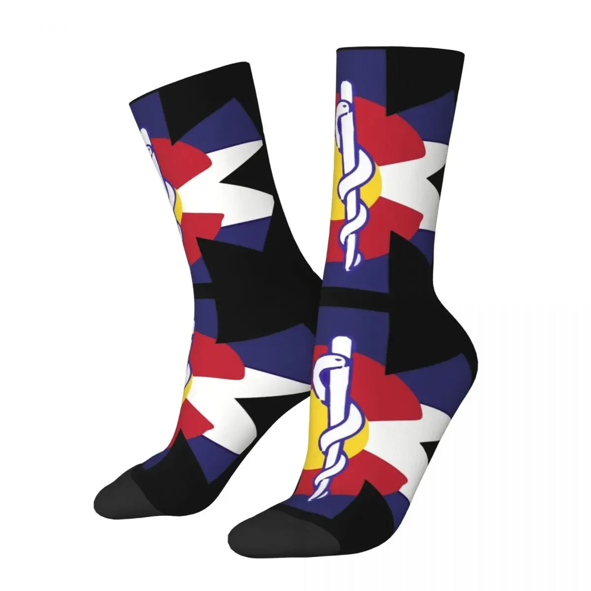 Colorado EMT Design Socks Merch for Men Women Non-slip Printed Socks