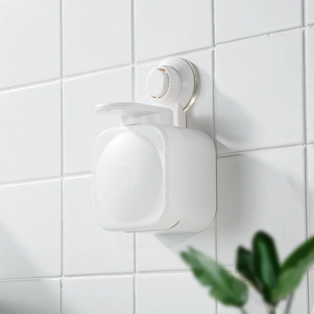 

Wall-mounted Manual Soap Dispenser Conditioner Abs with Suction Cup for Bathroom