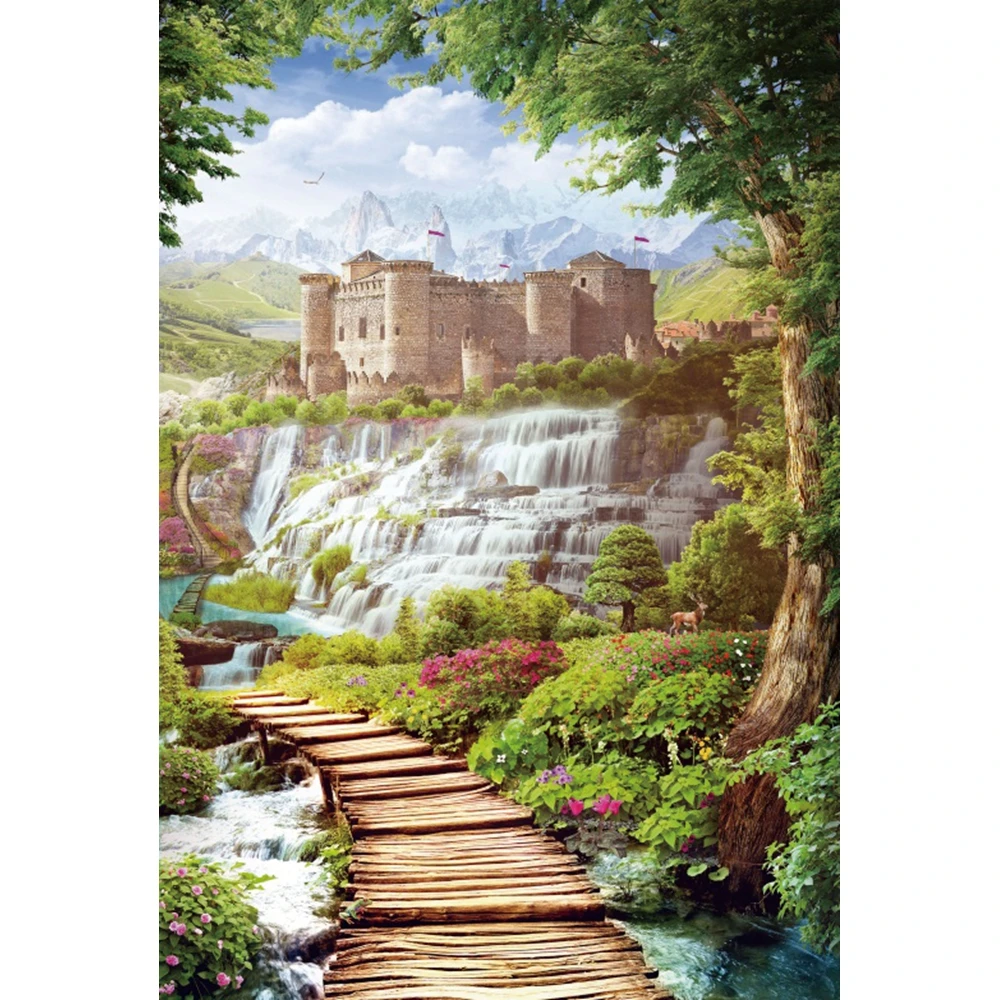 الأوروبية المشهد التصوير خلفية البحر الجبل القلعة الطفل صورة التصوير خلفية غرفة ديكور صور استوديو الدعائم