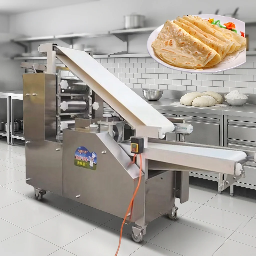 Customized Mold Small Business Naan Tandoor Flat Roti Saj Arabic Dough Press Pancake Tortilla Pita Bread Making Machine Price