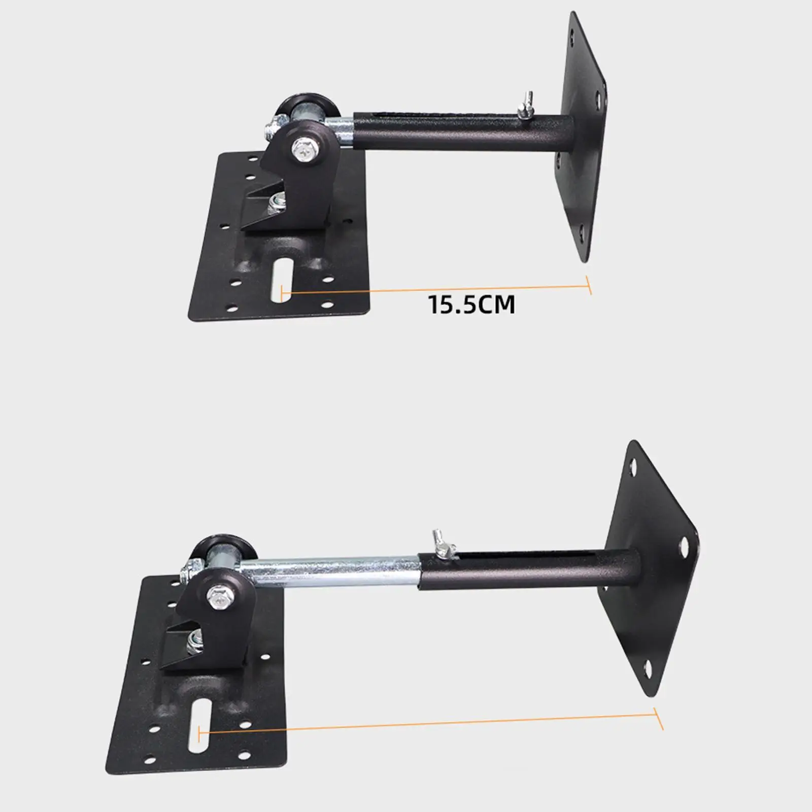 Metal Speaker Wall Mounted Stand Wall Speaker Mount Stand Universal Large Speaker Ceiling Mount for Home Bedroom Studio