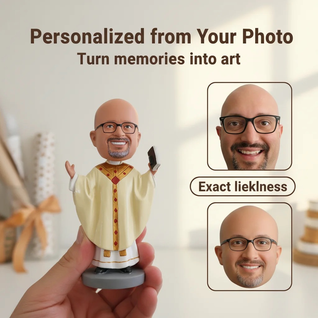 

Custom Bobble Head Bobblehead Handmade Clay Figurine Personalized Bobblehead Figure Unique Gift For Him Her Couple