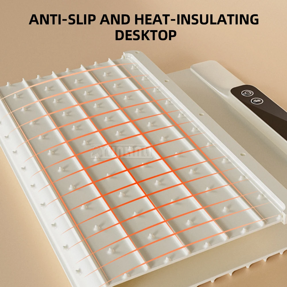 

Гибкая силиконовая подогревающая пластина для посуды, подогреватель еды, многофункциональная 5-скоростная регулировка температуры для домашнего использования