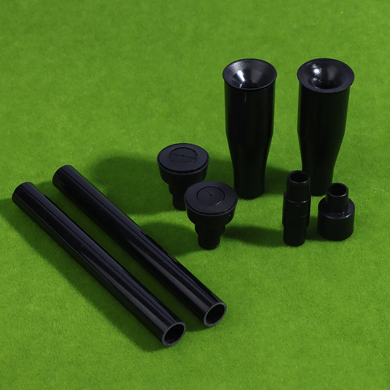 8 قطعة/المجموعة أنابيب بلاستيكية فوهة رئيس متعددة الوظائف بركة مجموعة نافورة الرشاشات تلميح سقي نافورة سوداء دائم العملي #3