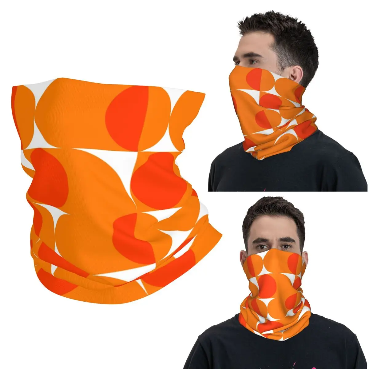 

Оранжевая бандана Bauhau, гетры с принтом, волшебный шарф, многофункциональный велосипедный шарф унисекс для взрослых