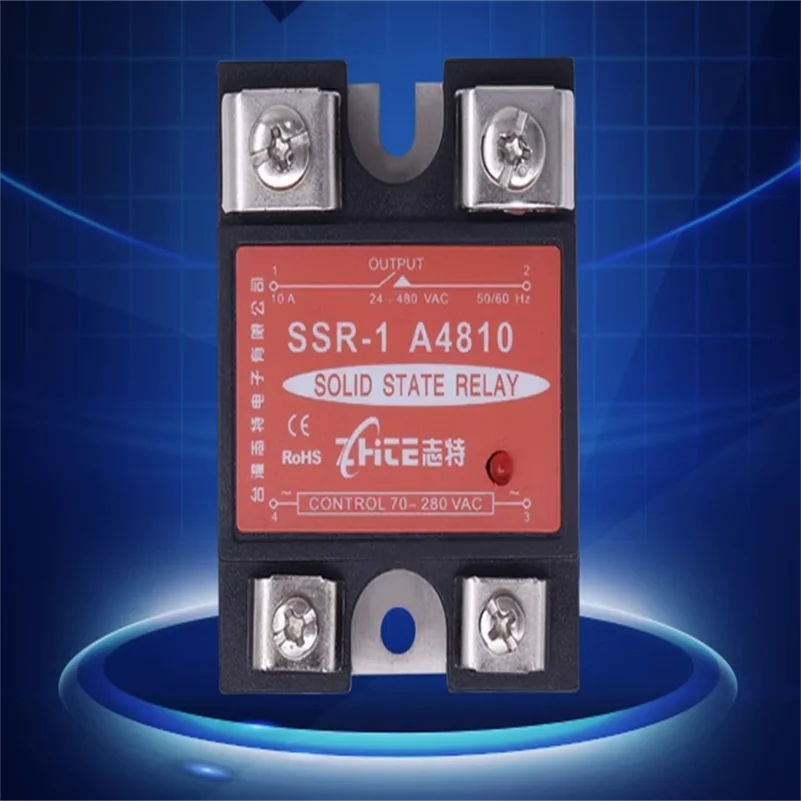 

Solid State Relay Single-Phase10A-120A 220VAC-AC SSR-1A4810 1A4825 1A4840 1A48601A4880 1A48100 AC Control AC