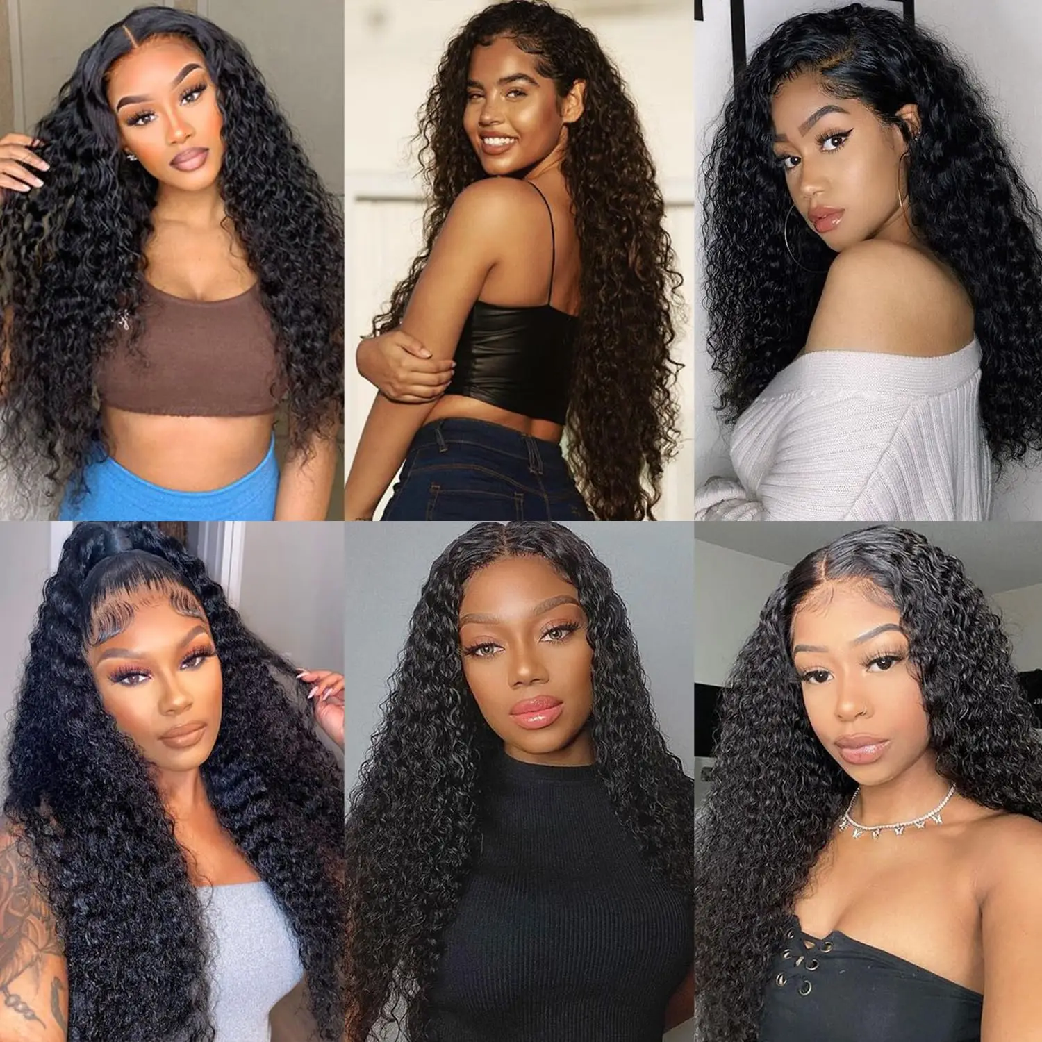 100% Human Hair Curly Bundles Raw Hair Brazilian Bundles Original Human Hair 8-30" Human Natural Hair 10A Extensions For Women