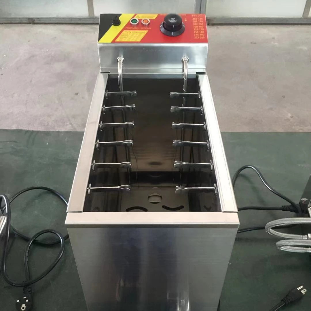 

Snack Food Chicken Sausage Fryer Corn Dog Fryer Machine