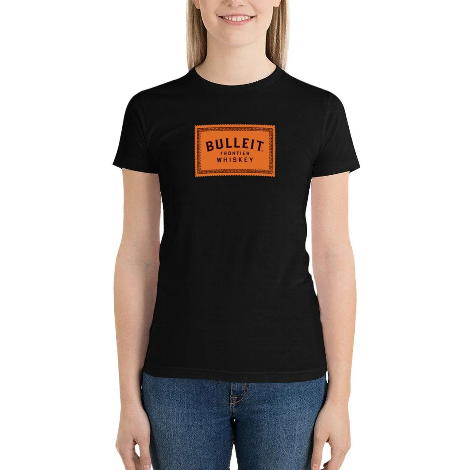 

Bulleit Bourbon T-Shirt summer tops aesthetic clothes ariat shirts for Women