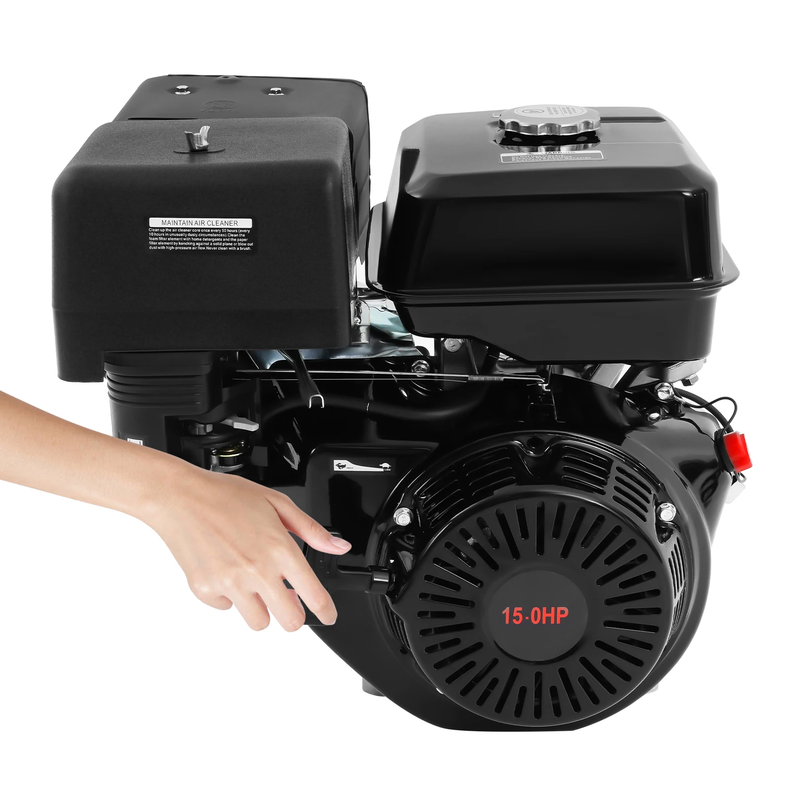 15HP 420cc 4stroke Gasoline Engine Go Kart Motor Gasoline Engine Single Cylinder Air Cooling for Water Pumps Vibrators Generator