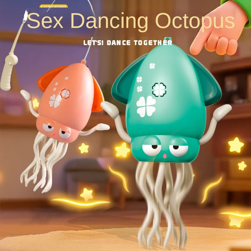 Magic Dancing Octopus Elektrische Inktvis Sensing Ontsnapping Obstakel vermijden Octopus Kinderen Decompressie Vissen Speelgoed Cadeau