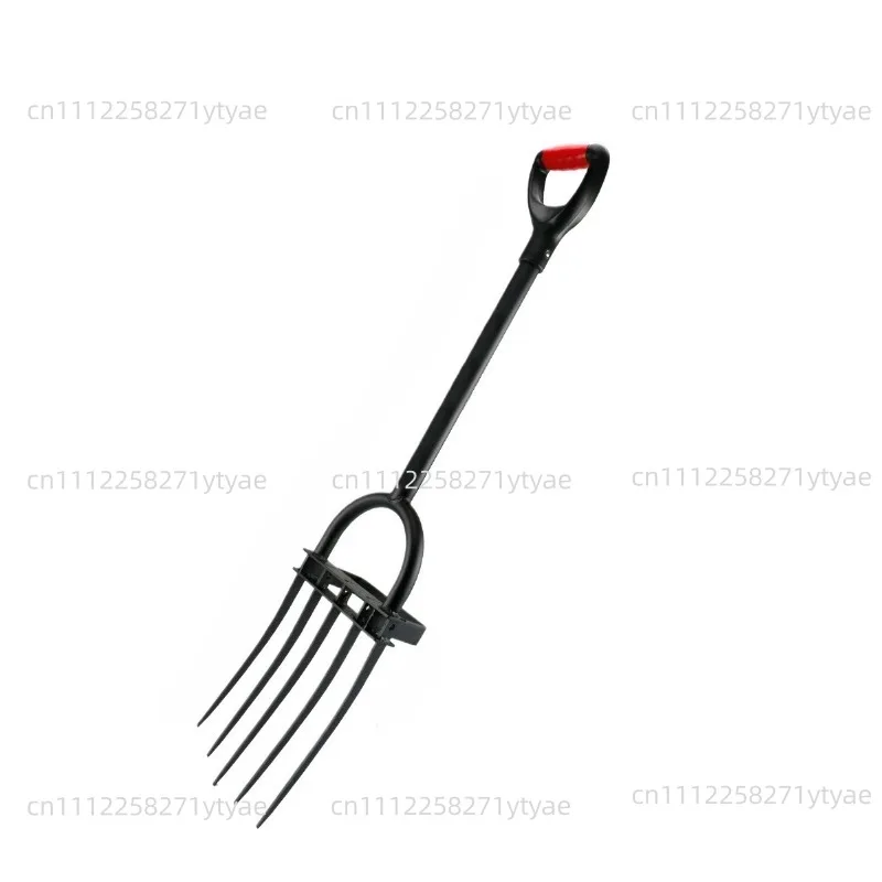 For Ground Turning Soil Loosening Tool Deep Digging Hoe Shovel Steel Fork Agricultural Garden Hand Tools For Farming Digging