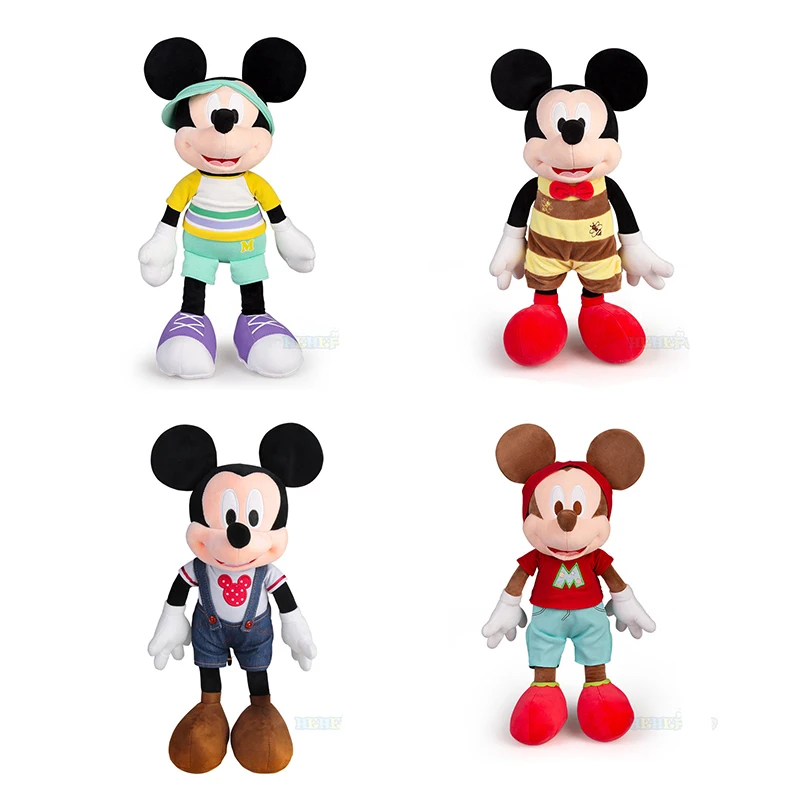 Genuine 12 Inches Disney Mickey Minnie Doll Plush Toy Children's Companion Sleeping Pillow Dolls