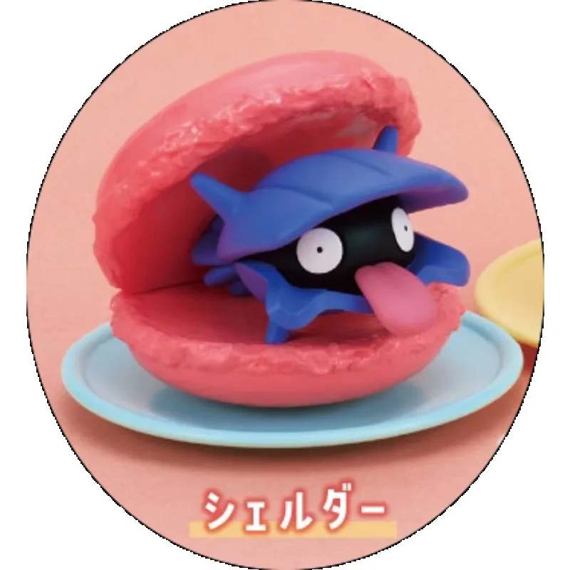 Anime Pokemon Gashapon Toys Sweets Mascot 4 Shellder Clefairy Fuecoco Litwick Cartoon Figure Model Decoration Creative Gifts