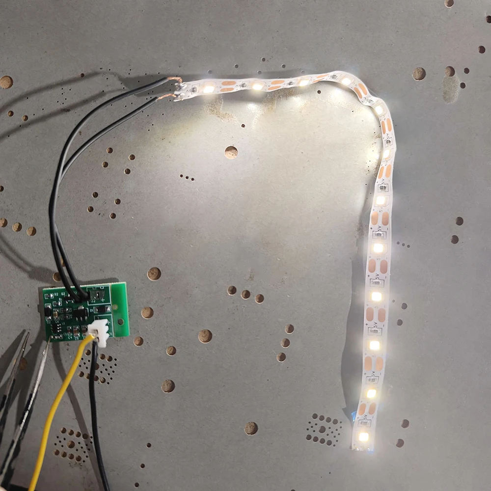 LEDタッチセンサーライトモジュール,丸い長方形の誘導テーブル,ドライバー,照明,テーブル,星空の夜