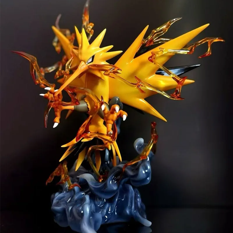 15.5 سنتيمتر أنيمي بوكيمون البرق الطيور دمية عمل الشكل البلاستيكية جمع لعبة مجسمة هدية سطح المكتب الديكور الحلي