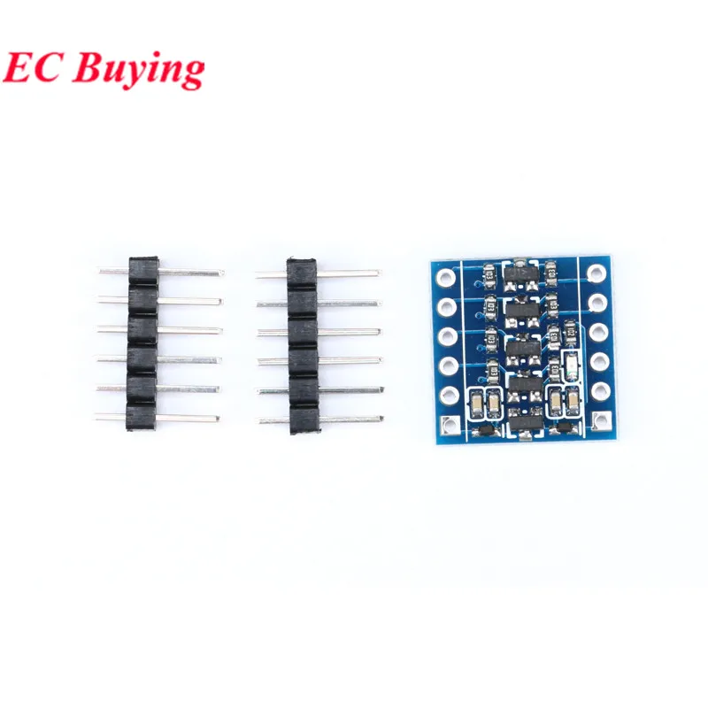 10pcs/1pc 4 Channel Way IIC I2C Logic Level Converter 5V to 3.3V Bi-Directional Conversion Board Module UART SPI TTL For Arduino