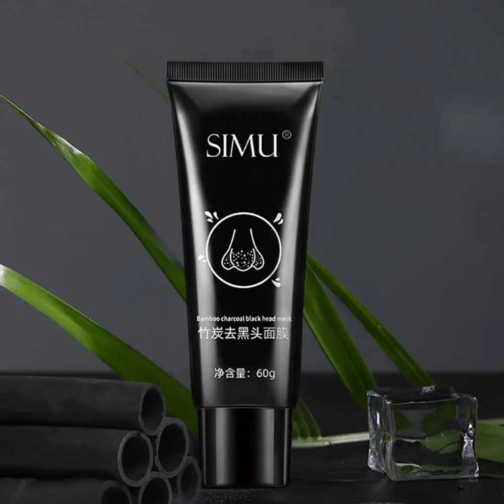 Bamboo Charcoal Blackhead Mud Mask - Oil Control Acne Removal Pore Cleansing and Shrinkage