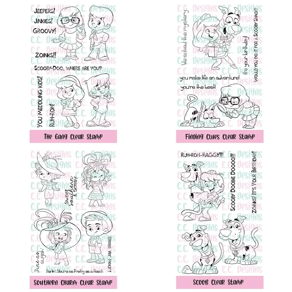 and girls, Boys and their pet dogs clear silicone stamps for DIY scrapbooking craft supplies stamp photo album card making