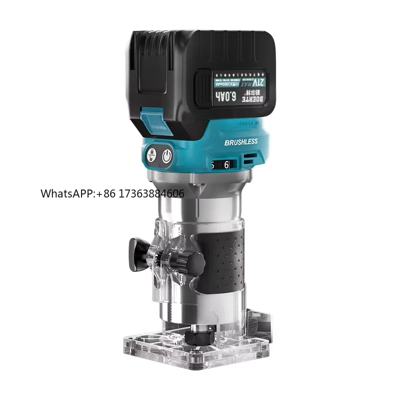 

Промышленный электрический ручной фрезер 2026 года, бесщеточный, многофункциональный, для обработки дерева, кромкорез и рубанок по дереву