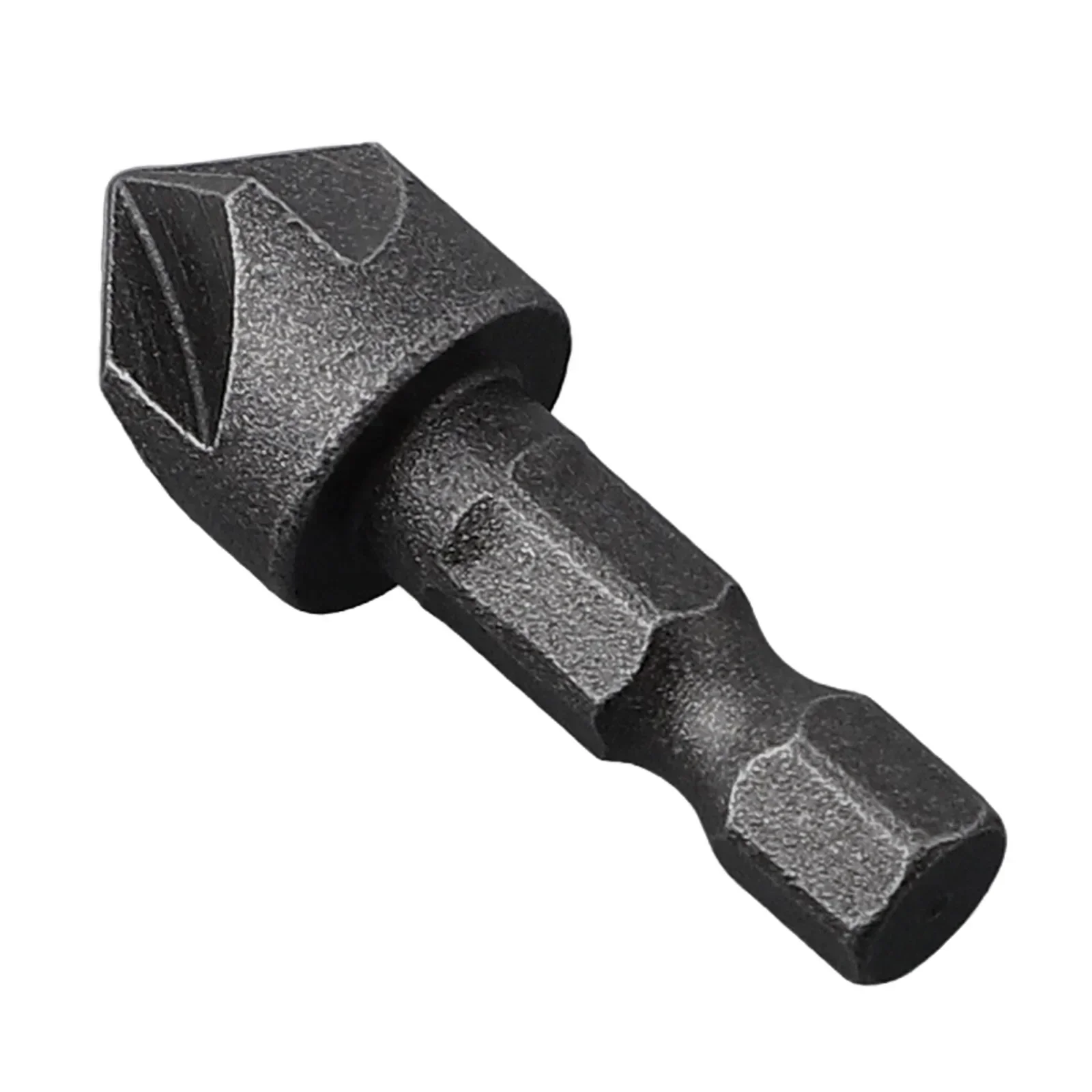 

1pc Hexagonal Shank 5 Flute 90 Degree SIx-Blade Chamfering Tool Countersink Drill Bit Woodworking Hole Opener Countersink